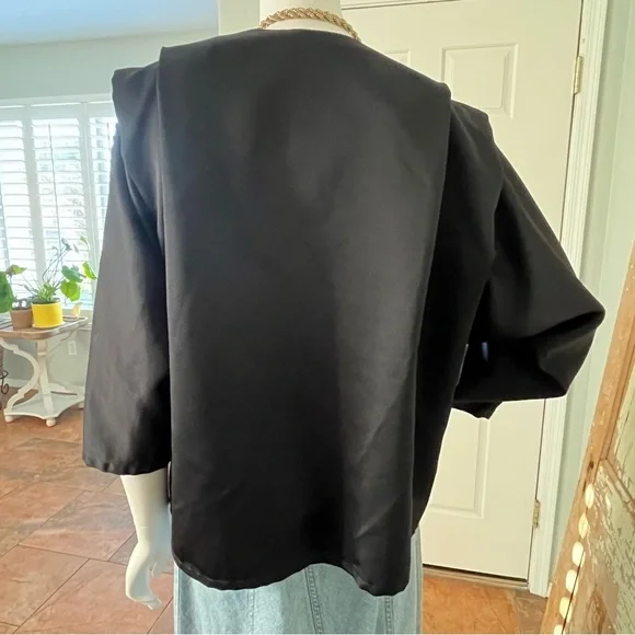 David Benjamin Women’s Vintage Outerwear Size M Layering Blazer Short Kimono - Picture 5 of 13